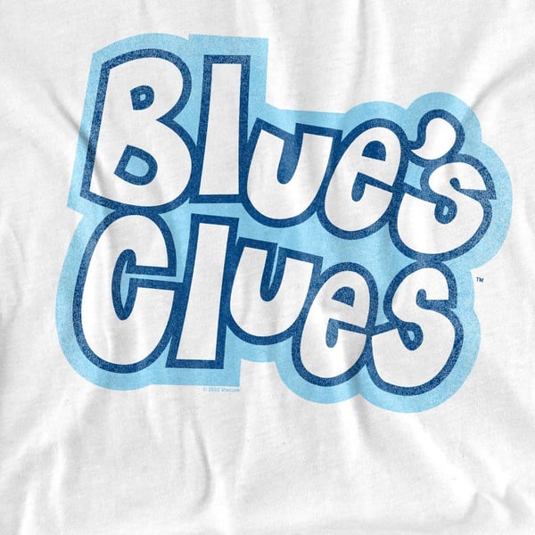 Blue´s Clues Unisex Adult Vintage Logo T-Shirt