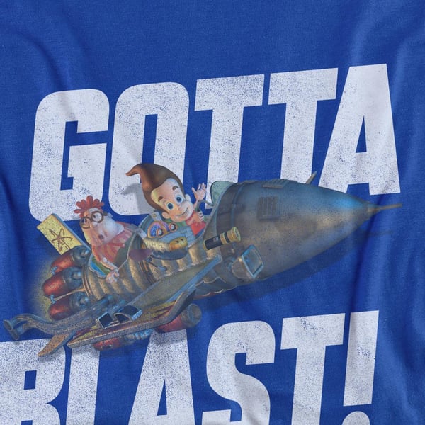 Jimmy Neutron Unisex Adult Gotta Blast T-Shirt