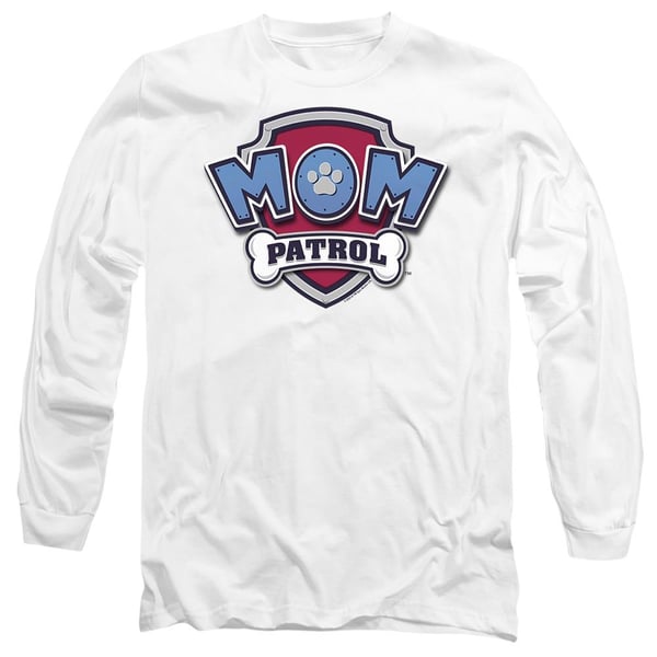 Paw Patrol Unisex Adult Mom Patrol Badge Mothers Day T-Shirt