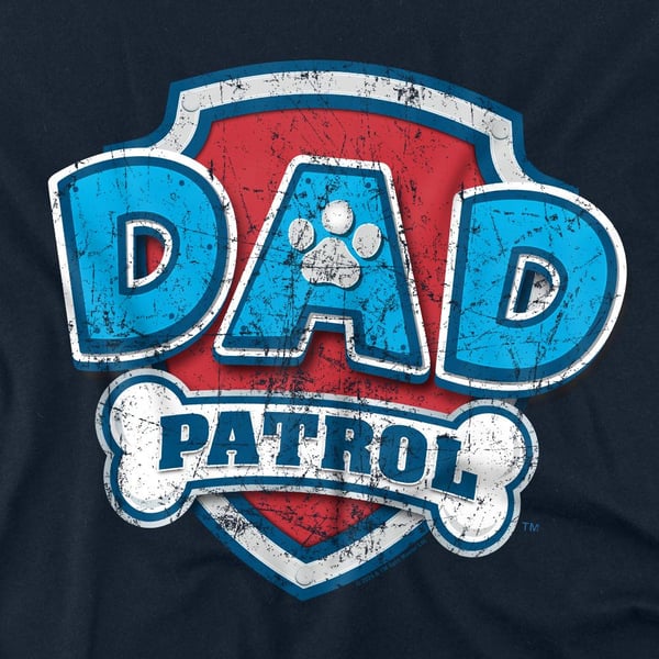 Paw Patrol Unisex Adult Dad Patrol Fathers Day T-Shirt