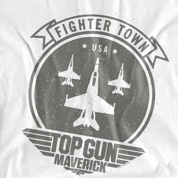 Top Gun: Maverick, Top Gun: Maverick Unisex Adult Fighter Town T-Shirt