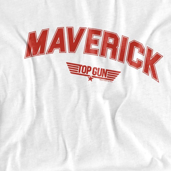 Top Gun Unisex Adult Maverick Varsity T-Shirt