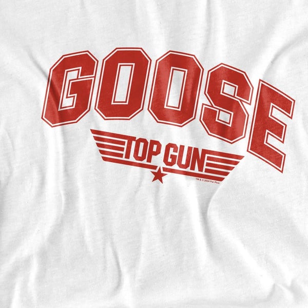 Top Gun Unisex Adult Goose Varsity Long-Sleeved T-Shirt