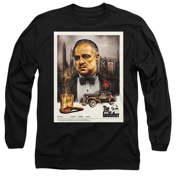 The Godfather Unisex Adult Vintage Poster T-Shirt