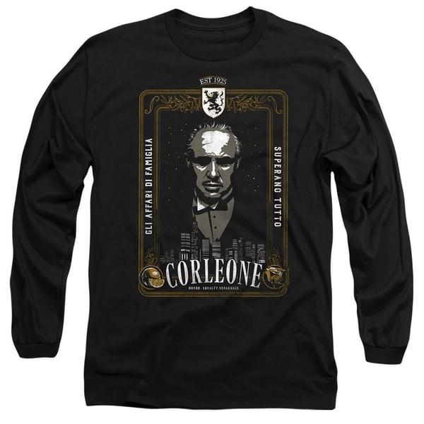 The Godfather Unisex Adult Don Vito Corleone Classic Poster T-Shirt
