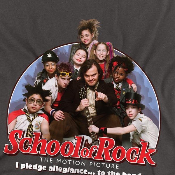 School of Rock Unisex Adult I Pledge Allegiance T-Shirt
