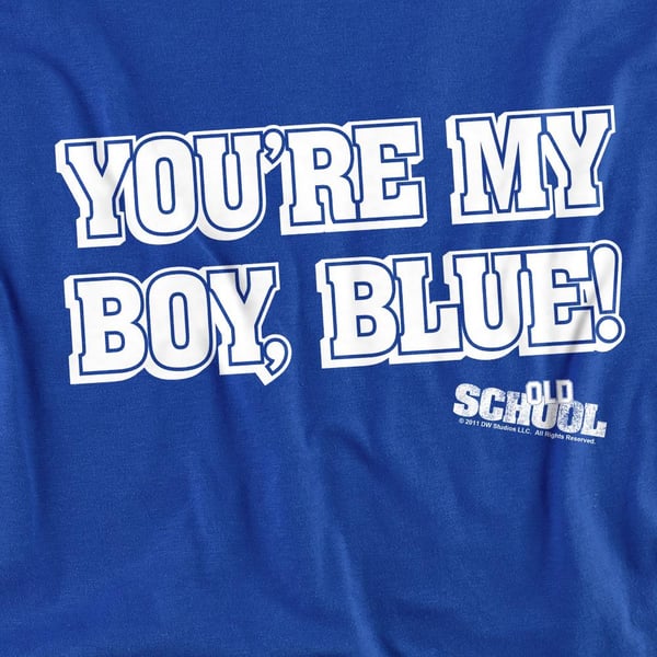Old School Unisex Adult My Boy Blue T-Shirt