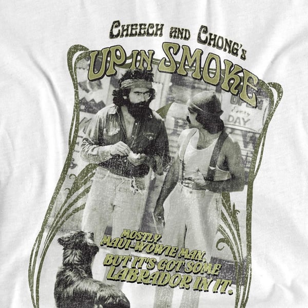 Cheech & Chong Unisex Adult Up In Smoke Labrador T-Shirt