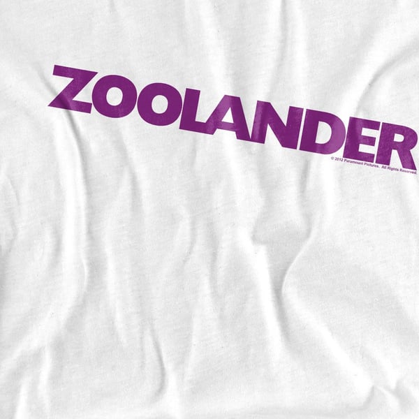 Zoolander Unisex Adult Logo T-Shirt