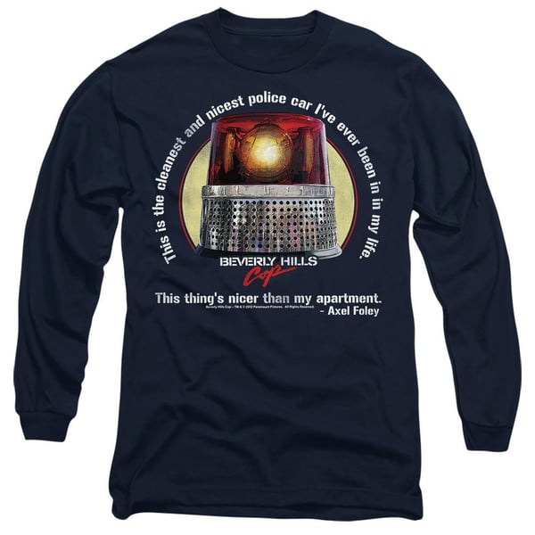 Beverly Hills Cop Unisex aikuisten Nicest Police Car T-paita