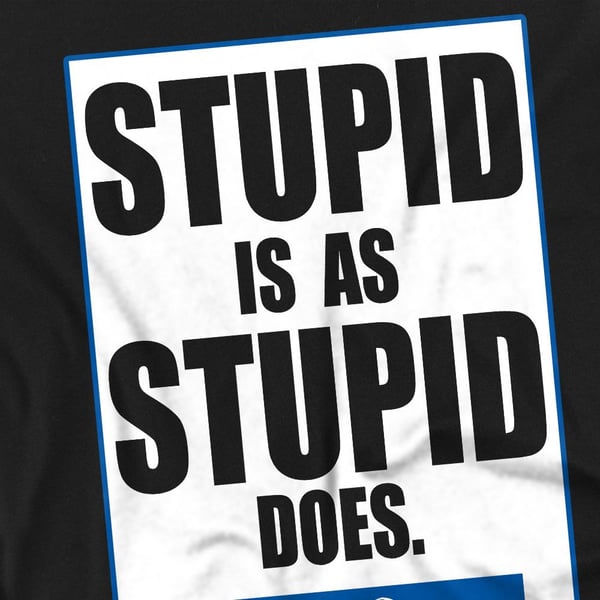 Forrest Gump Unisex Adult Stupid Is T-Shirt
