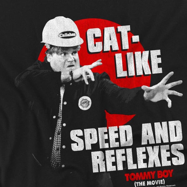 Tommy Boy Unisex Adult Cat Like T-Shirt