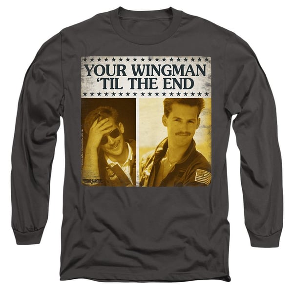 Top Gun Unisex Adult Til The End T-Shirt