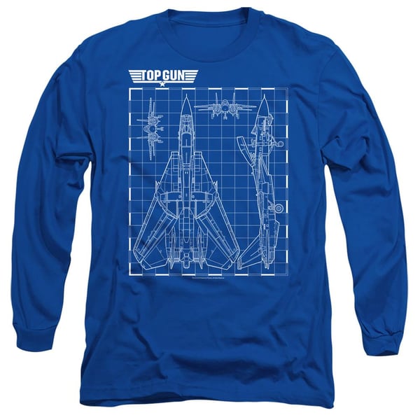 Top Gun Unisex Adult Schematic T-Shirt