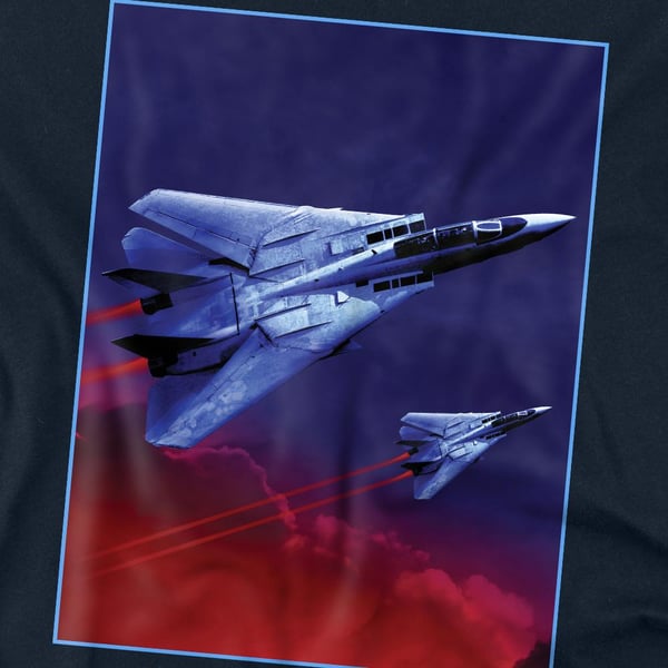 Top Gun Unisex Adult Clouds T-Shirt