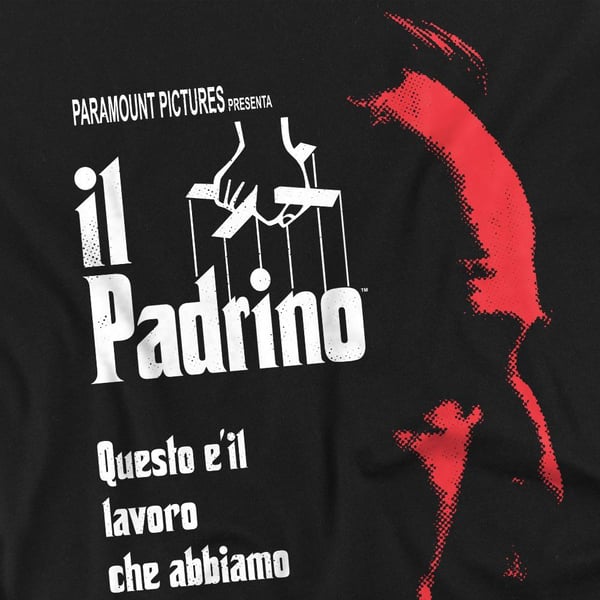The Godfather Unisex Adult Italian Profile T-Shirt