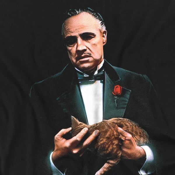 The Godfather Unisex Adult Painted Poster T-Shirt