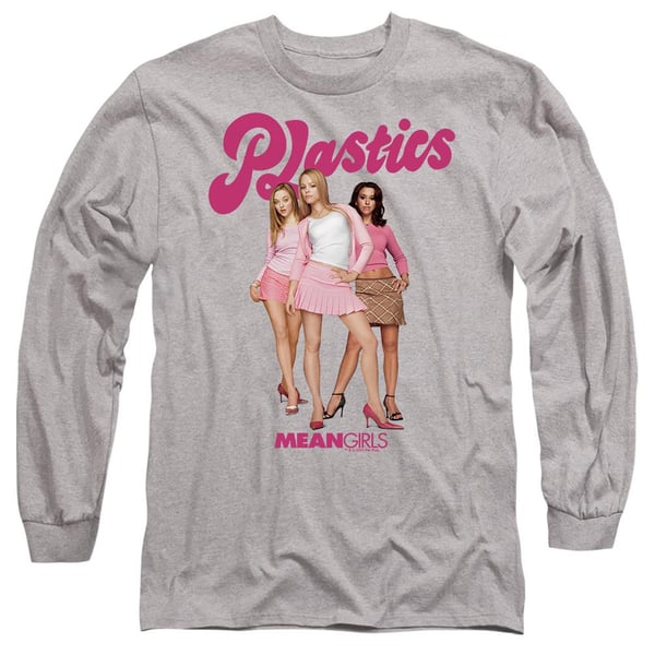 Mean Girls Unisex Aikuisten The Plastics Yksinkertainen T-paita