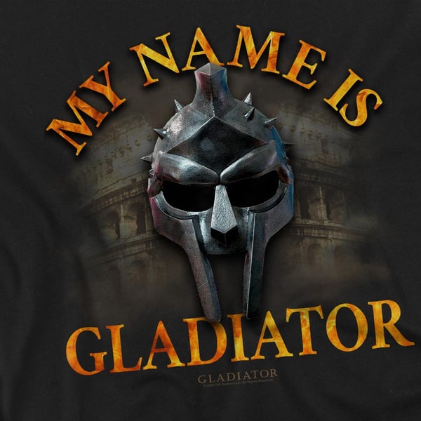 Gladiator Unisex Adult My Name Is T-Shirt
