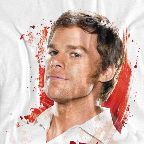 Dexter Unisex Adult Blood Splatter T-Shirt