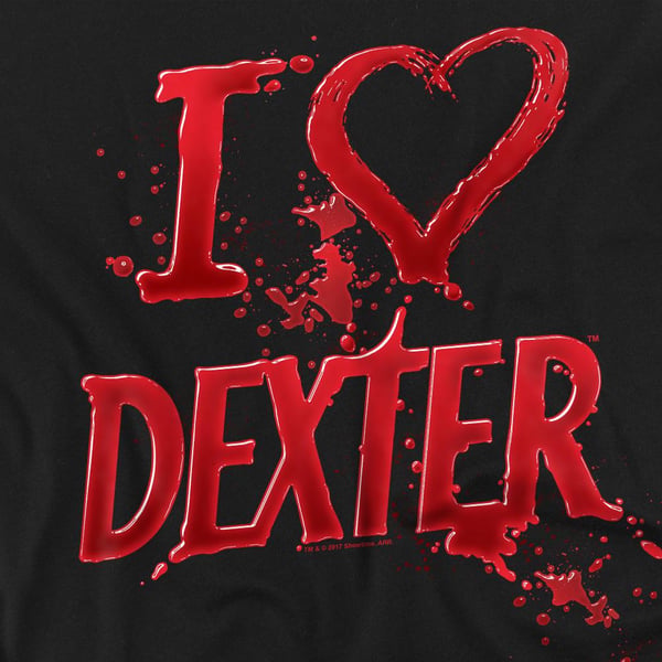 Dexter Unisex Adult I Heart Dexter T-Shirt