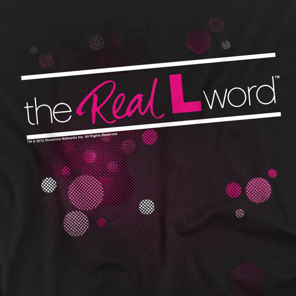 The Real L Word Unisex Adult Flashy Logo T-Shirt