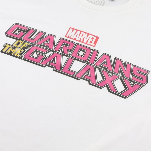 Guardians Of The Galaxy Mens Text Logo T-Shirt