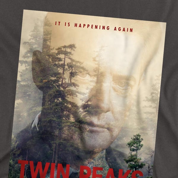 Twin Peaks Unisex Adult Dale Cooper Poster T-Shirt