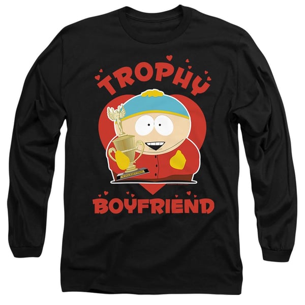 South Park Unisex Adult Trophy Boyfriend Eric Cartman Valentine`s Day T-Shirt