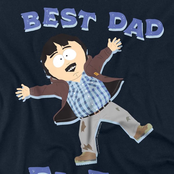 South Park Unisex Adult Best Dad Ever Randy Marsh Fathers Day T-Shirt