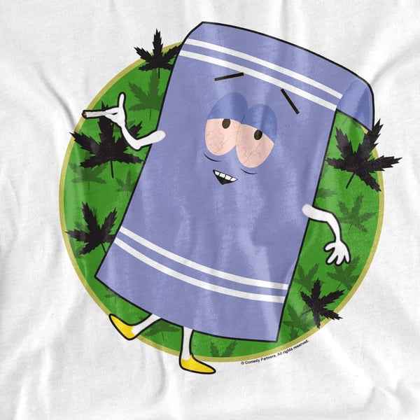 South Park Unisex Aikuisten Towelie T-paita