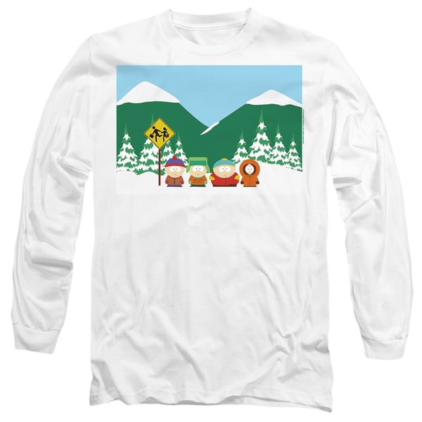 South Park Unisex Adult Bus Stop T-Shirt