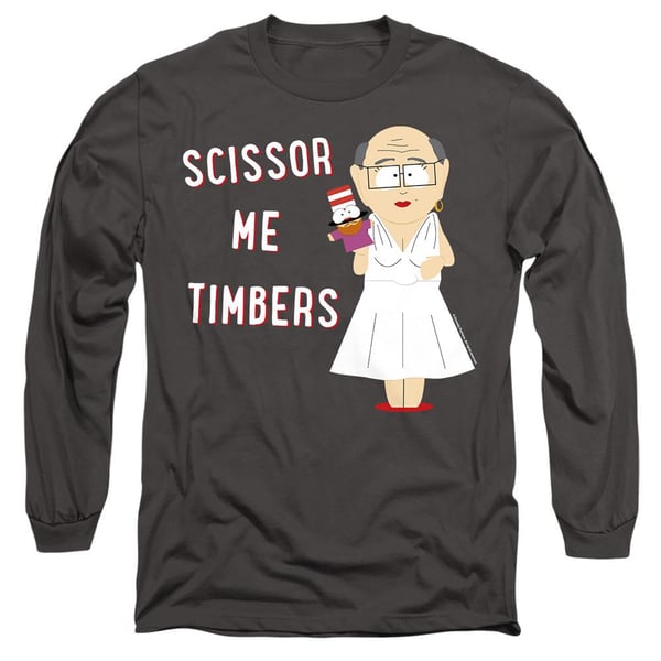 South Park Unisex Adult Scissor Me Timbers T-Shirt