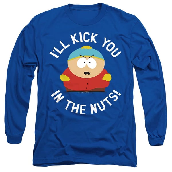 South Park Unisex Adult Kick You In The Nuts T-Shirt