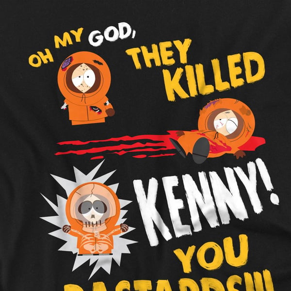 South Park Unisex Adult Dead Kenny T-Shirt