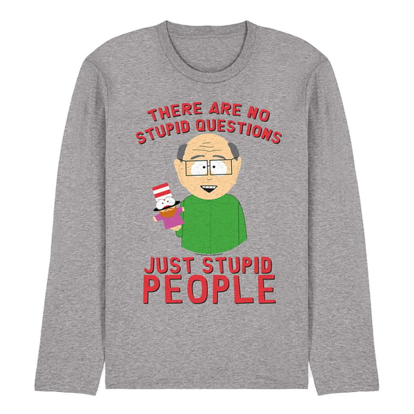 South Park Unisex Adult No Stupid Questions T-Shirt