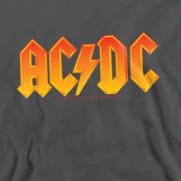 AC/DC Unisex sweatshirt med logo til voksne