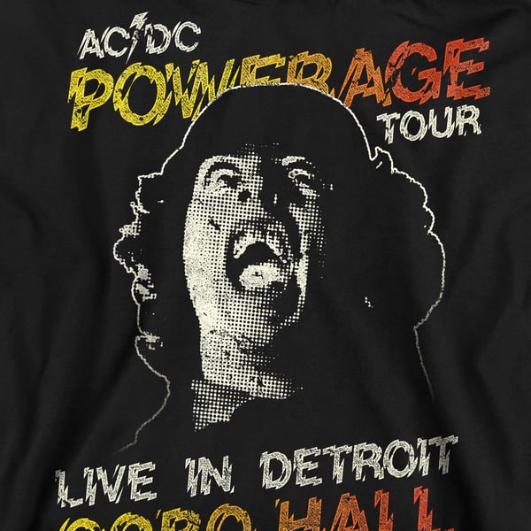 AC/DC Unisex Adult Powerage Tour Sweatshirt