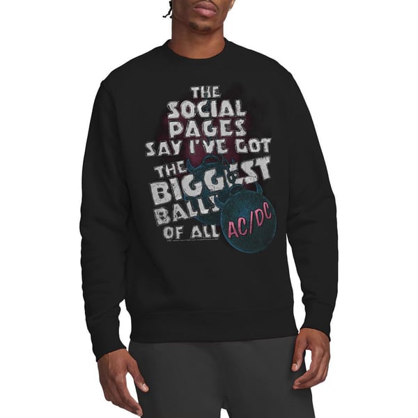 AC/DC Unisex Adult Big Balls Sweatshirt