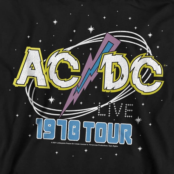 AC/DC Unisex Adult Live Sweatshirt
