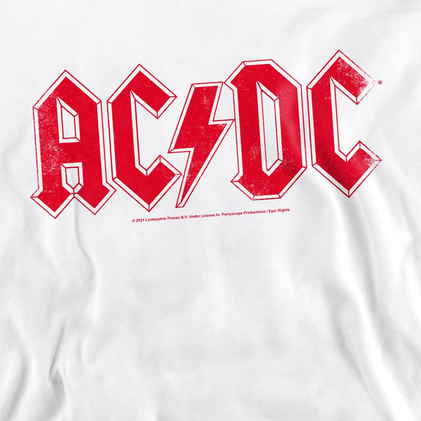 AC/DC Unisex aikuisten logopaita