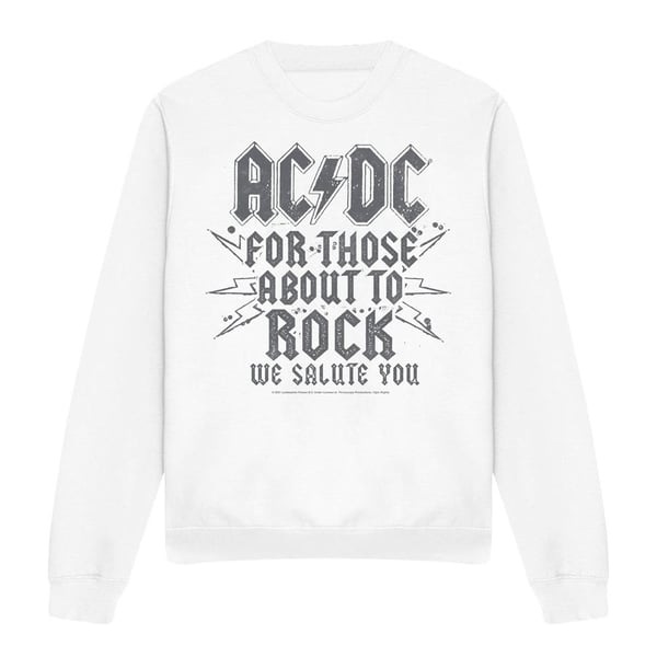 AC/DC Unisex Adult Salute Sweatshirt