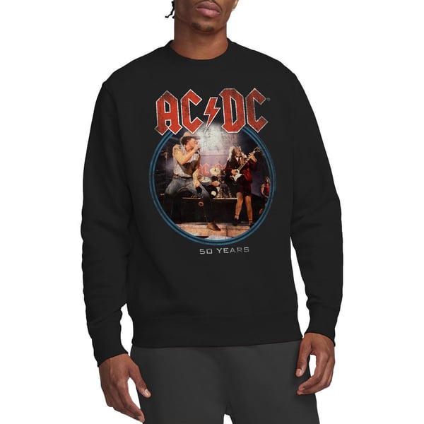 AC/DC Unisex Adult Tour Logo Sweatshirt