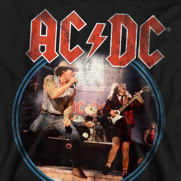 AC/DC Unisex Adult Tour Logo Sweatshirt