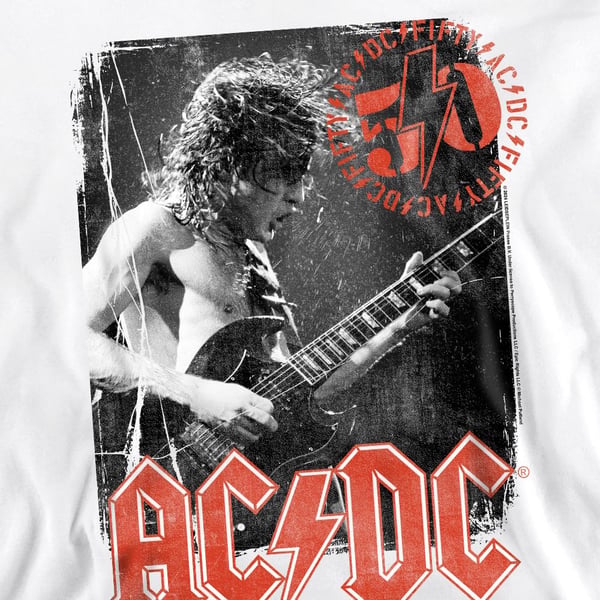 AC/DC Unisex Adult Stamp Poster Sweatshirt