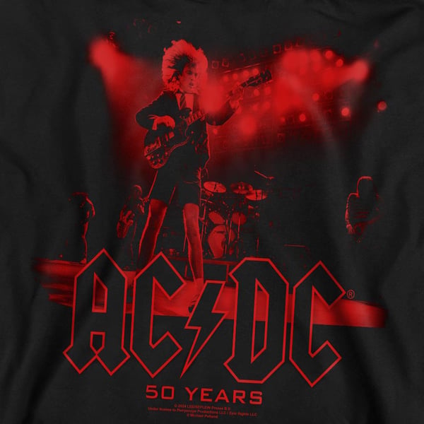 AC/DC Unisex Adult Live 50 Sweatshirt