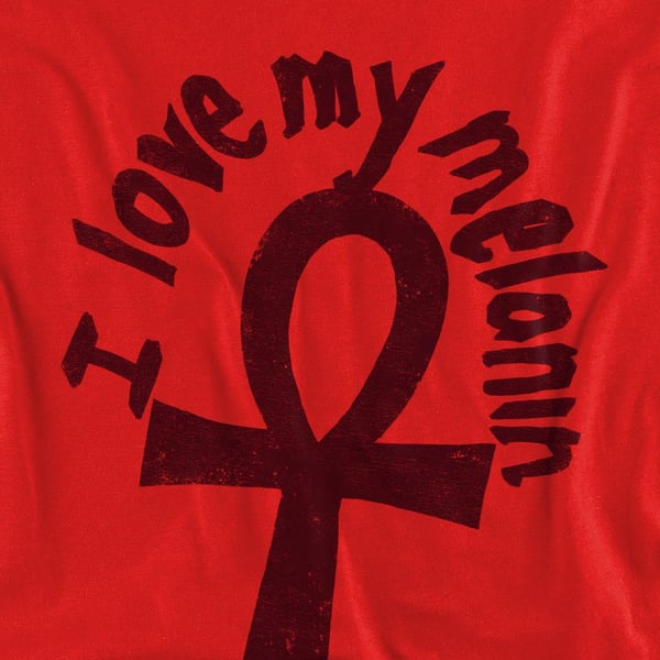 BET Unisex Adult I Love My Melanin Sweatshirt