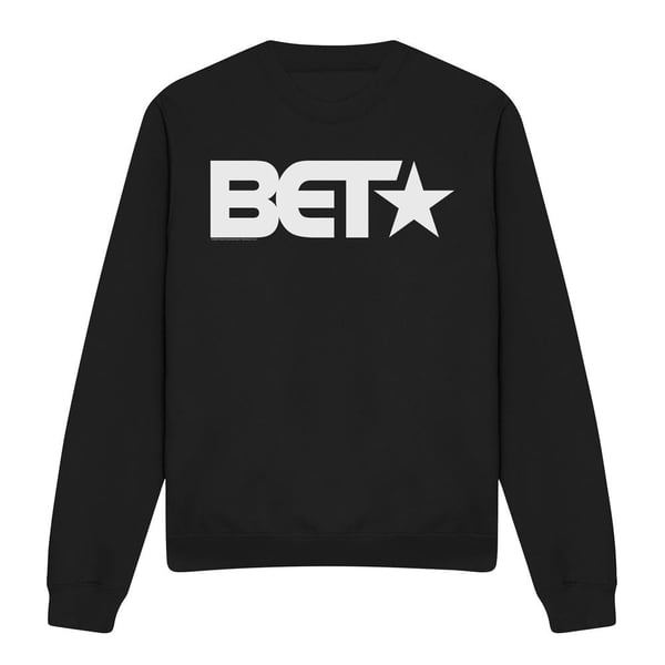 BET Unisex Adult Logo Sweatshirt