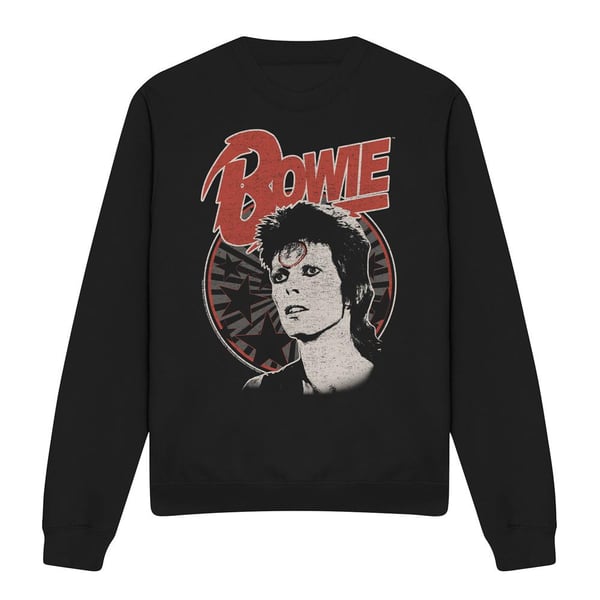 David Bowie Unisex Adult Space Oddity Sweatshirt