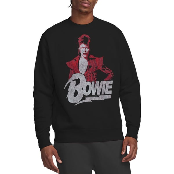 David Bowie Unisex Adult Diamond Sweatshirt